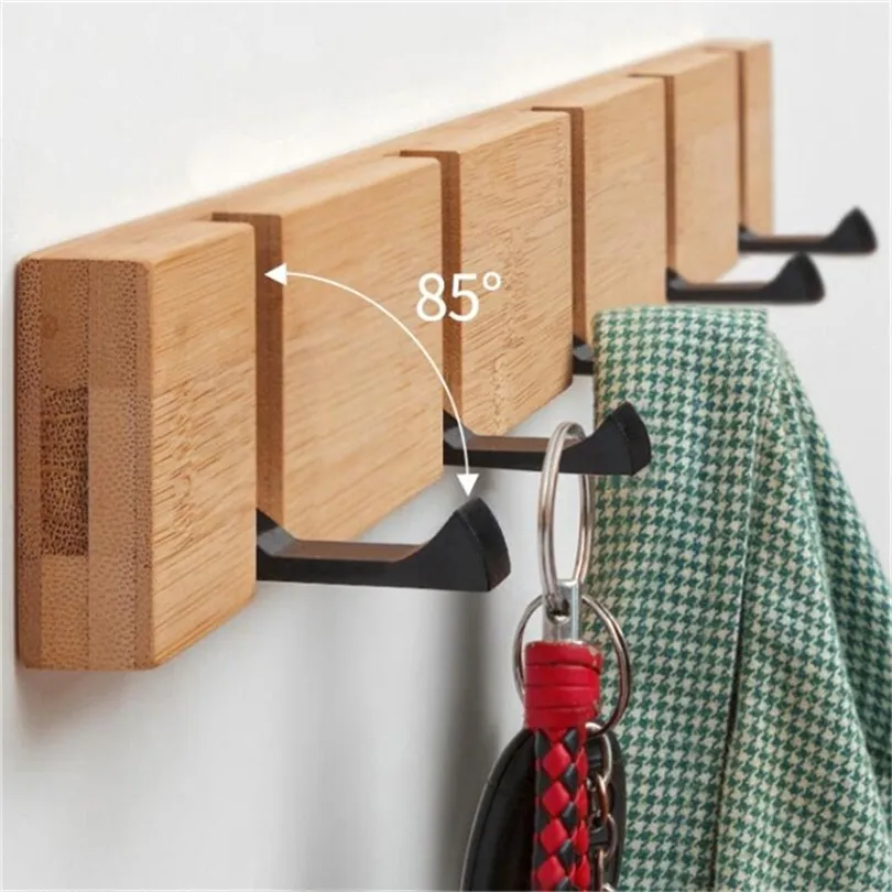 Natural Wood Coat Hooks With Storage Hanger Holder Clothes Storage Hidden  Hook Wall Hanging Hanger Home Decor Hanger Accessories Coat Hooks With  Storage Coat Rack 201022 From Xue10, $10.17